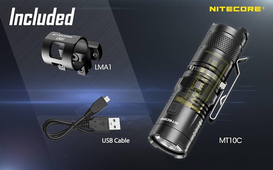 【新品未使用】NITECORE MT10A ハンディライト 920ルーメン Amazon.co.jp: NITECORE MT10A ナイトコア 2スイッチモデル